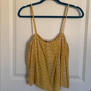 American Eagle Yellow Tank Top
